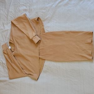"Take Notes Dress Set" / Mocha